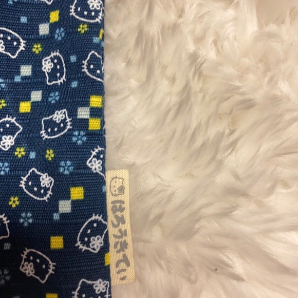 Sanrio Tokyo Japan 2002 Hello Kitty Drawstring Cloth Pouch Bag 8.5" Kawaii 2313 - Picture 6 of 8